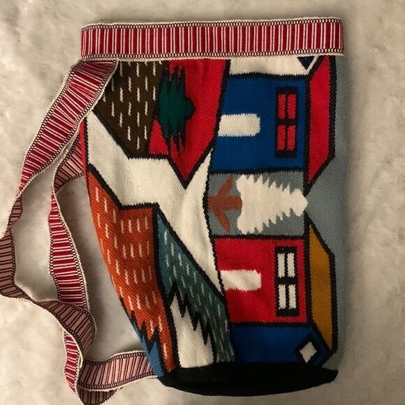 Burlap Backpack Bag from Ecuador - Picture 1 of 12